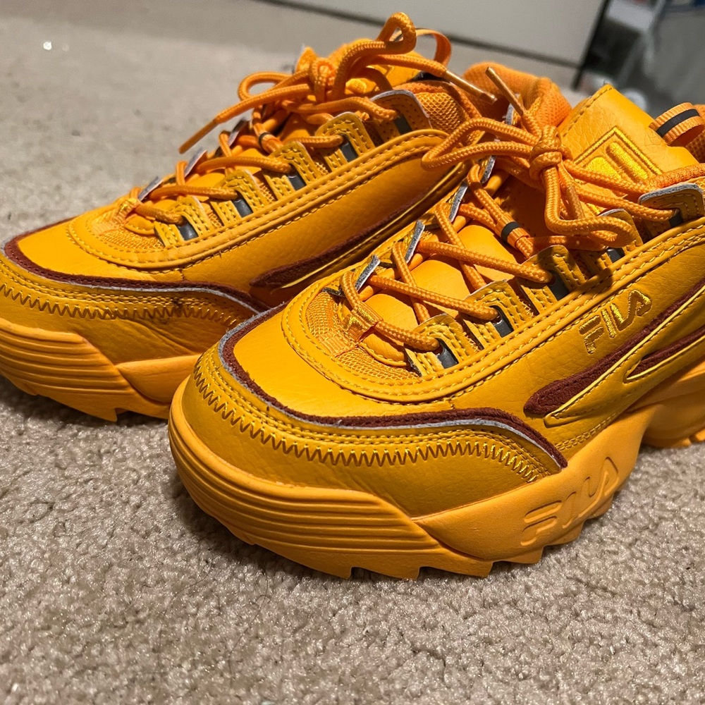 Orange Fifa Shoes.